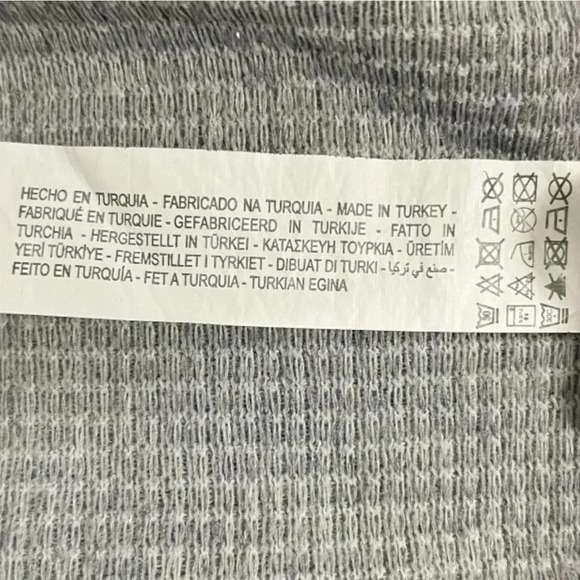 Bershka Full-Zip Sweater Grey Women's Size Medium - Picture 9 of 9